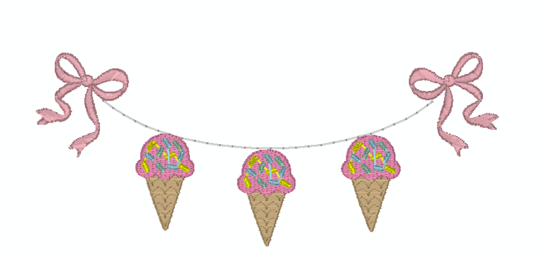 Summer Ice Cream Banner