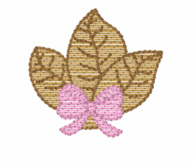 Tobacco Leaves with Bow Mini