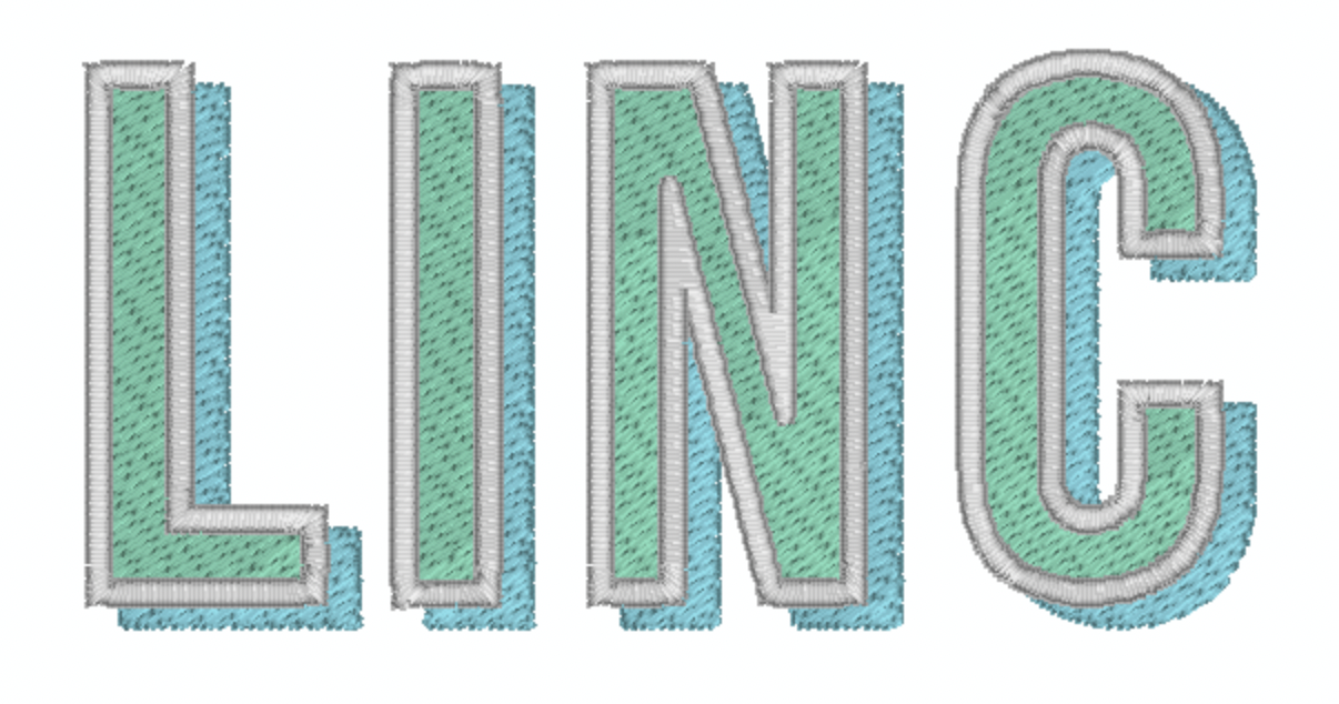 Tricolor Outline Font.png