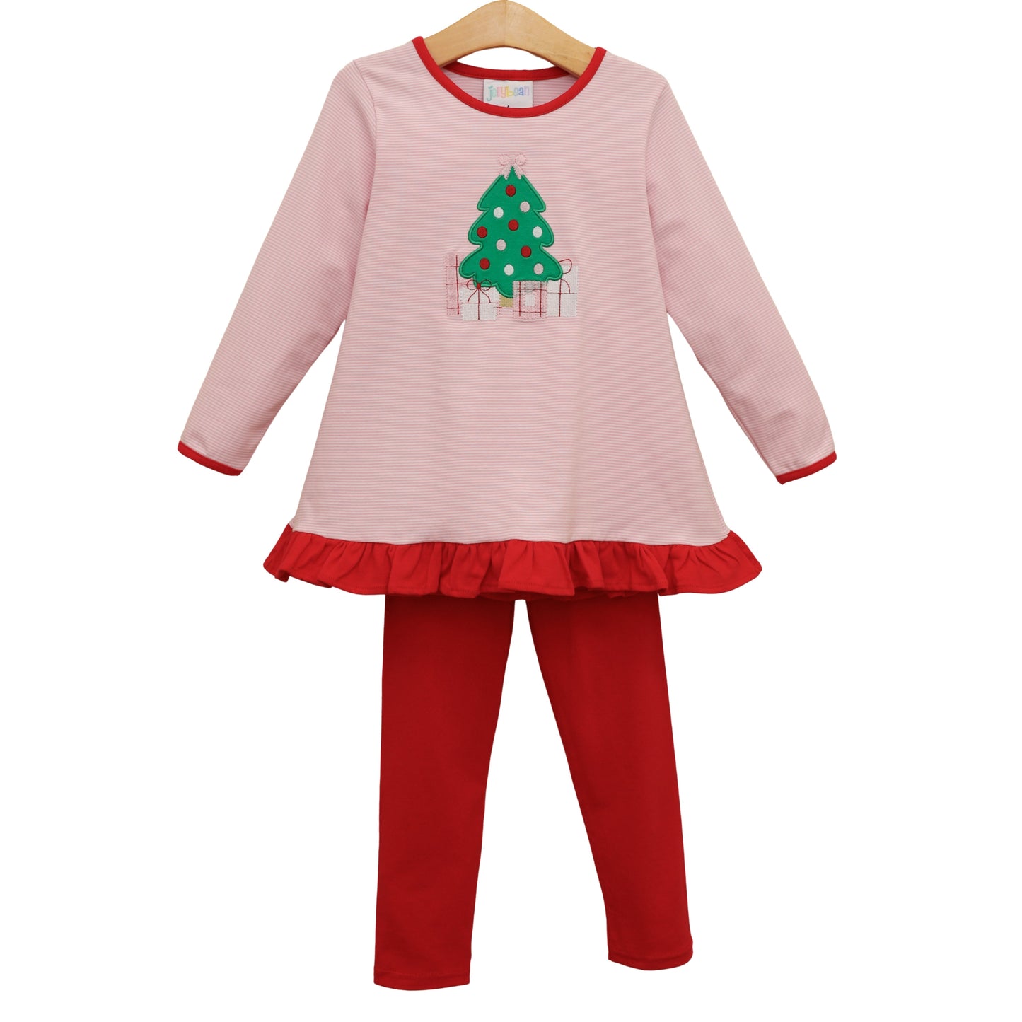PREORDER Underneath the Tree Ruffle Pants Set
