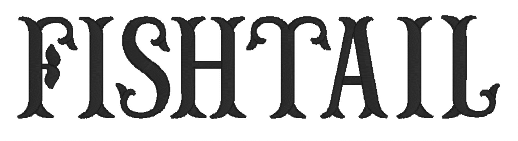fishtail font